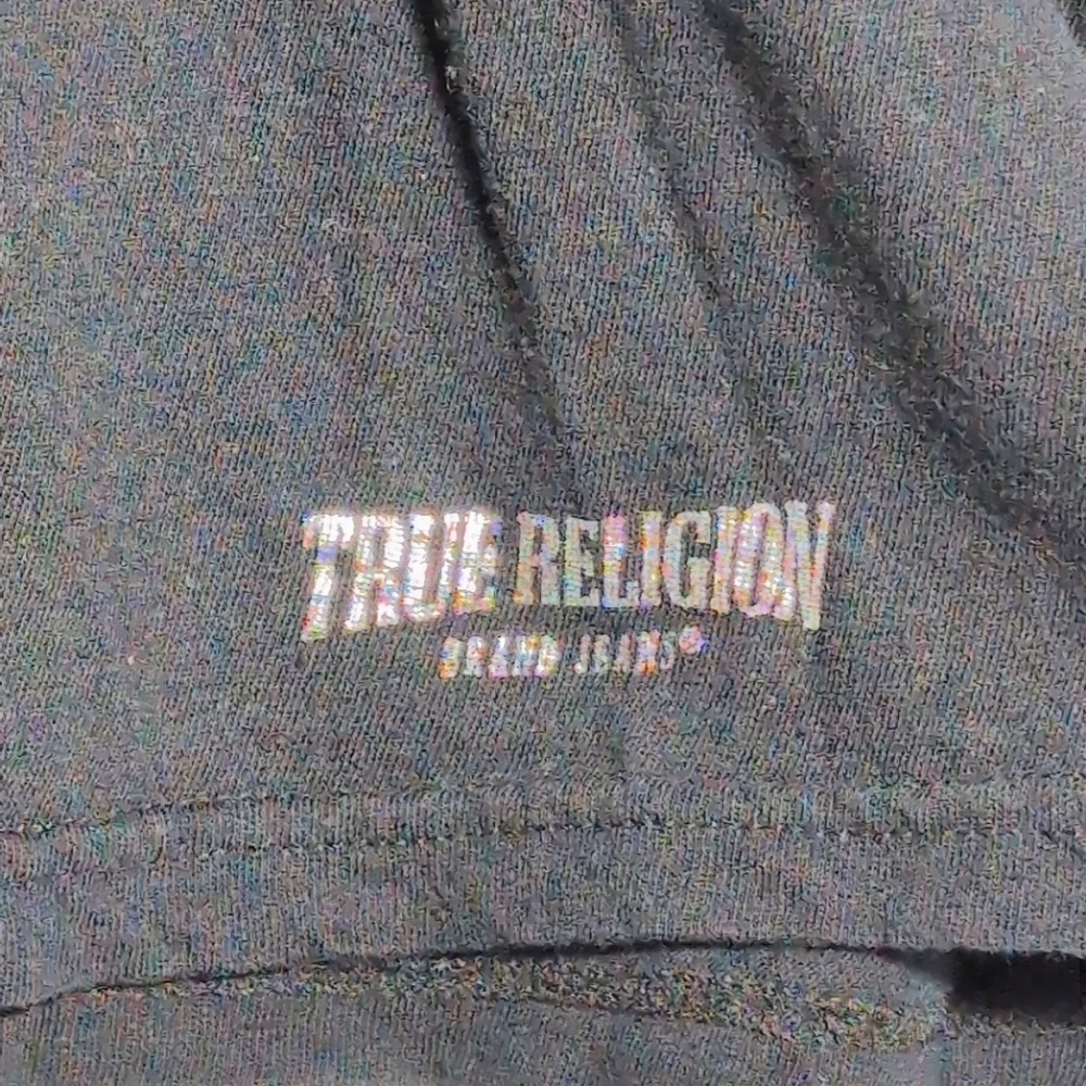 True Religion Men's Black Sz L V-Neck Tee